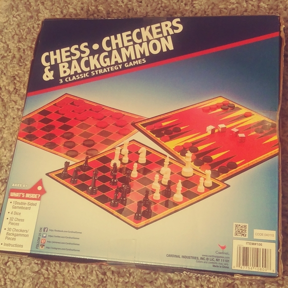 Chess*Checkers & Backgammon Game - Picture 4 of 4
